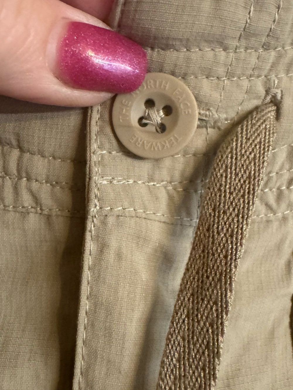 The North Face Tan Women's Cargo Pants SIZE: 4 Short #14 - Picture 2 of 10